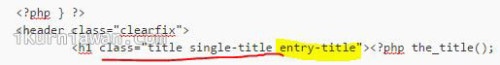 Mengatasi Error Missing Entry-Title