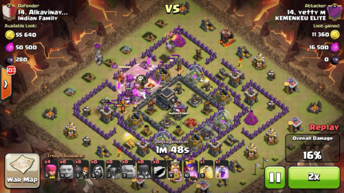 Serangan Darat TH 9 Dengan GoWiWiPe