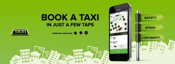 Pesan Taksi Dengan Aplikasi GrabTaxi di Surabaya