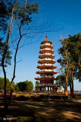 wisata pagoda pulau kembang palembang