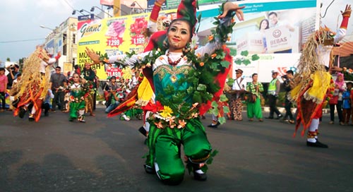 penari yogyakarta lampung tapis carnival