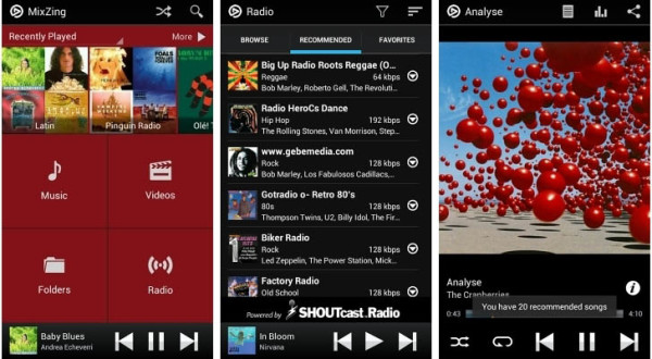 Pemutar Musik MixZing Android