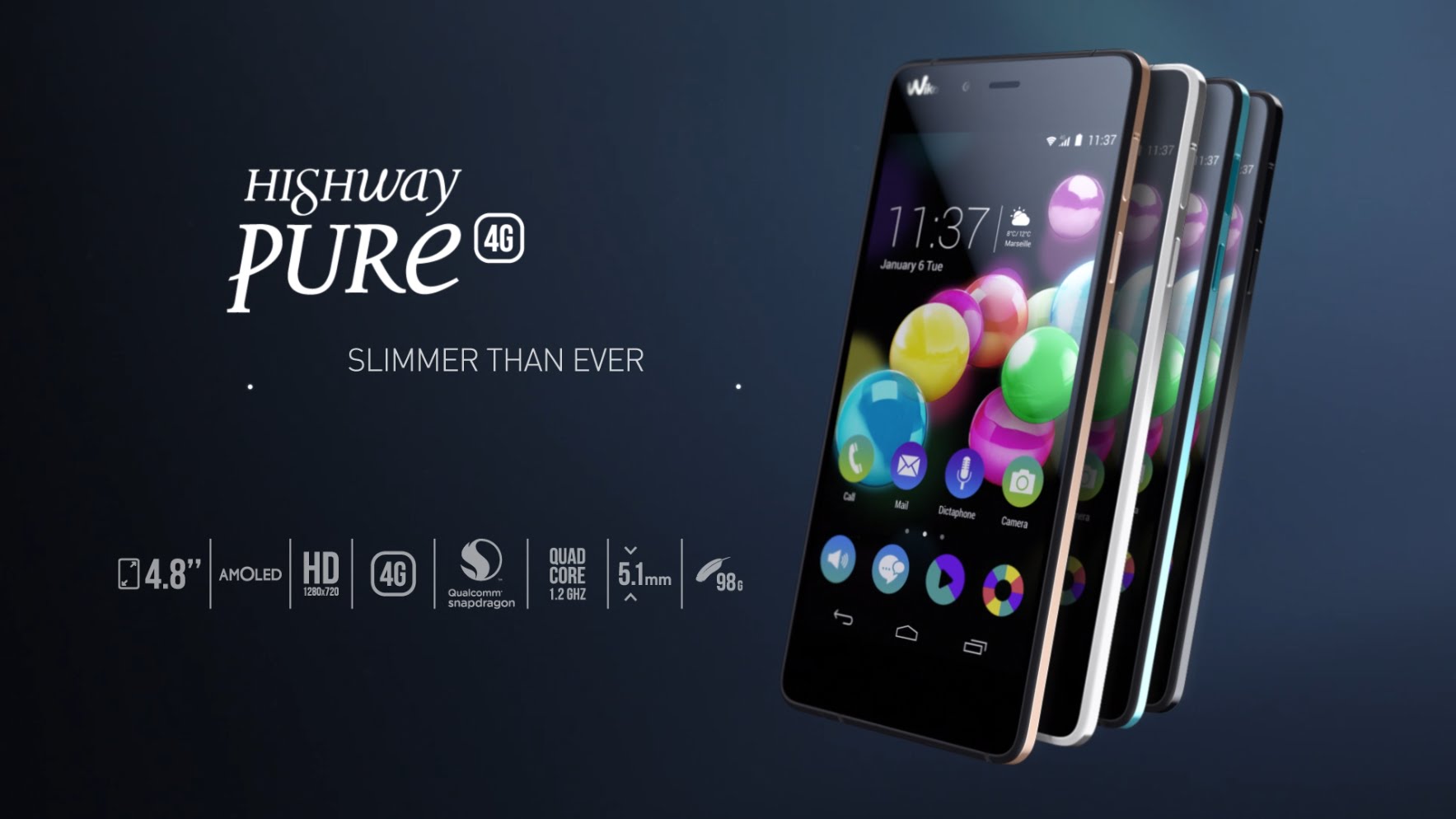 Vetro Temperato EbestStar Per Wiko Highway Pure 4G, Pellicola 9H Anti Shock E Anti Graffio, 0.25-0.3mm