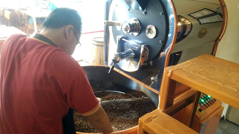 Roasting Kopi Lampung ELS