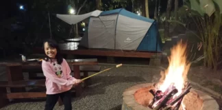 Glamping dan Bakar Marshmellow di Wira garden Bandar Lampung