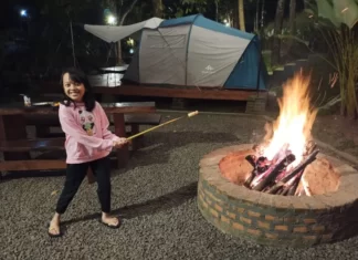 Glamping dan Bakar Marshmellow di Wira garden Bandar Lampung